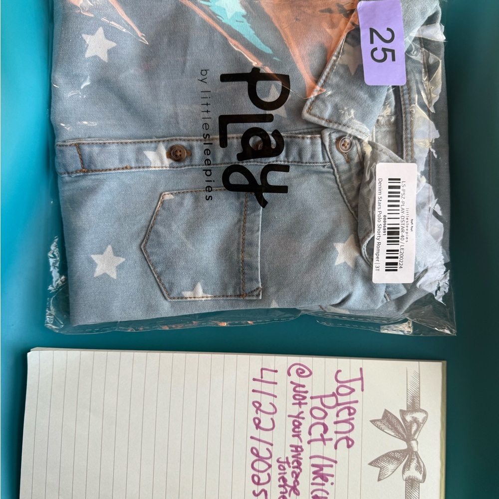 Little Sleepies Star Print Polo Shortie Romper